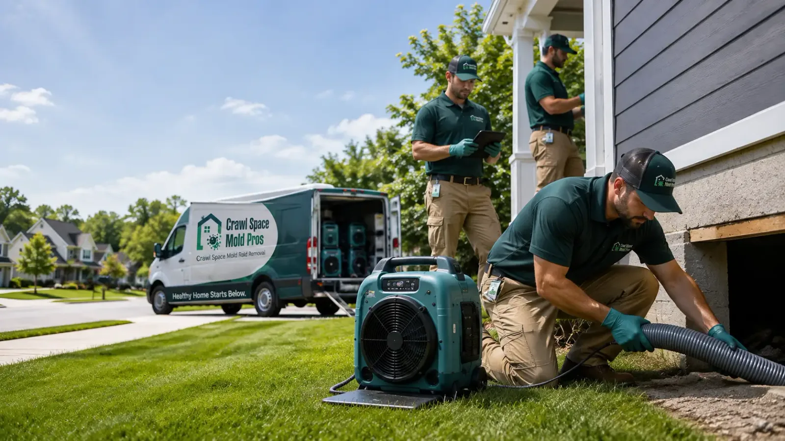 Crawl Space Mold Removal in Carrollton, TX
